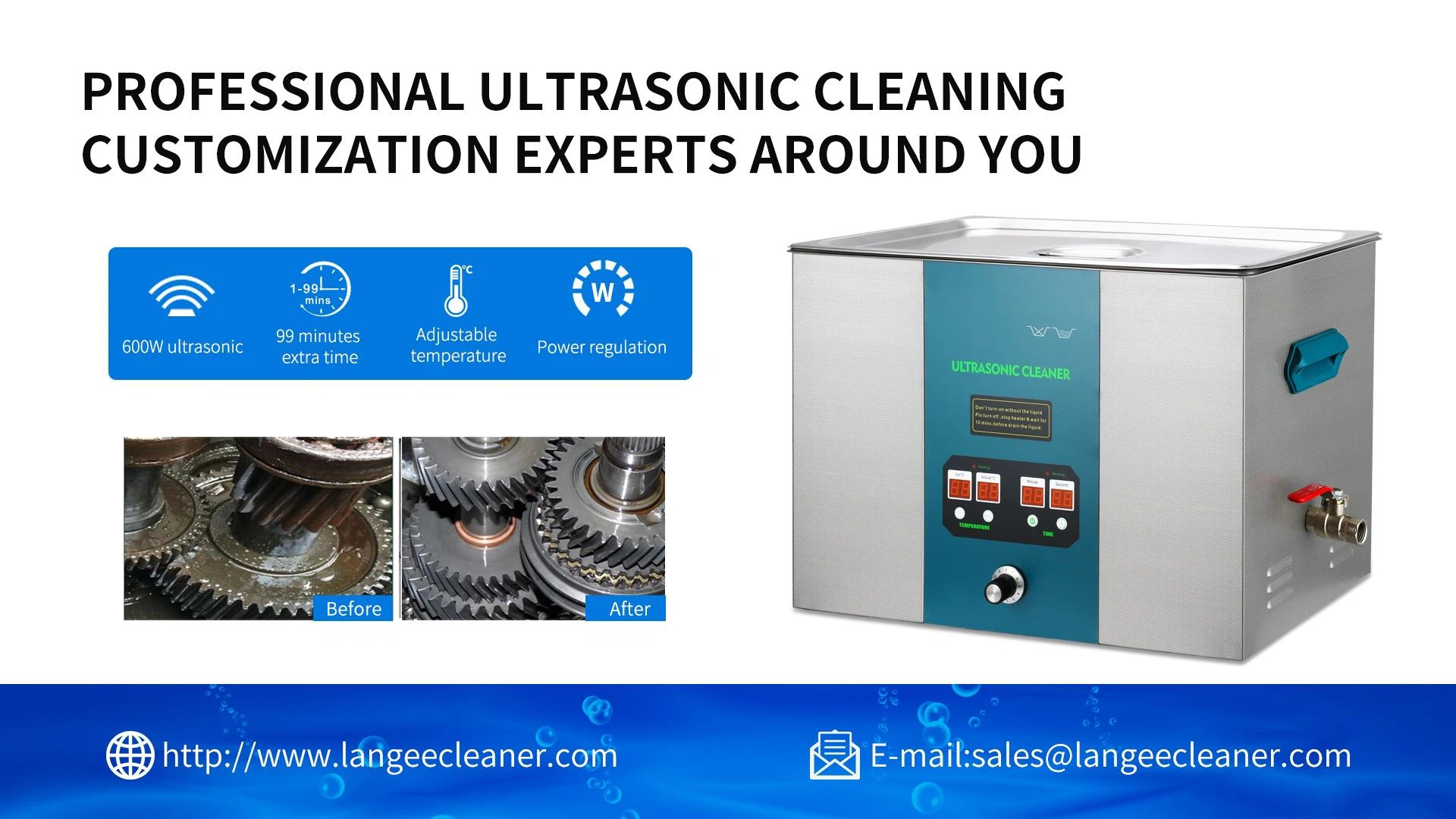 sonic cleaning machine